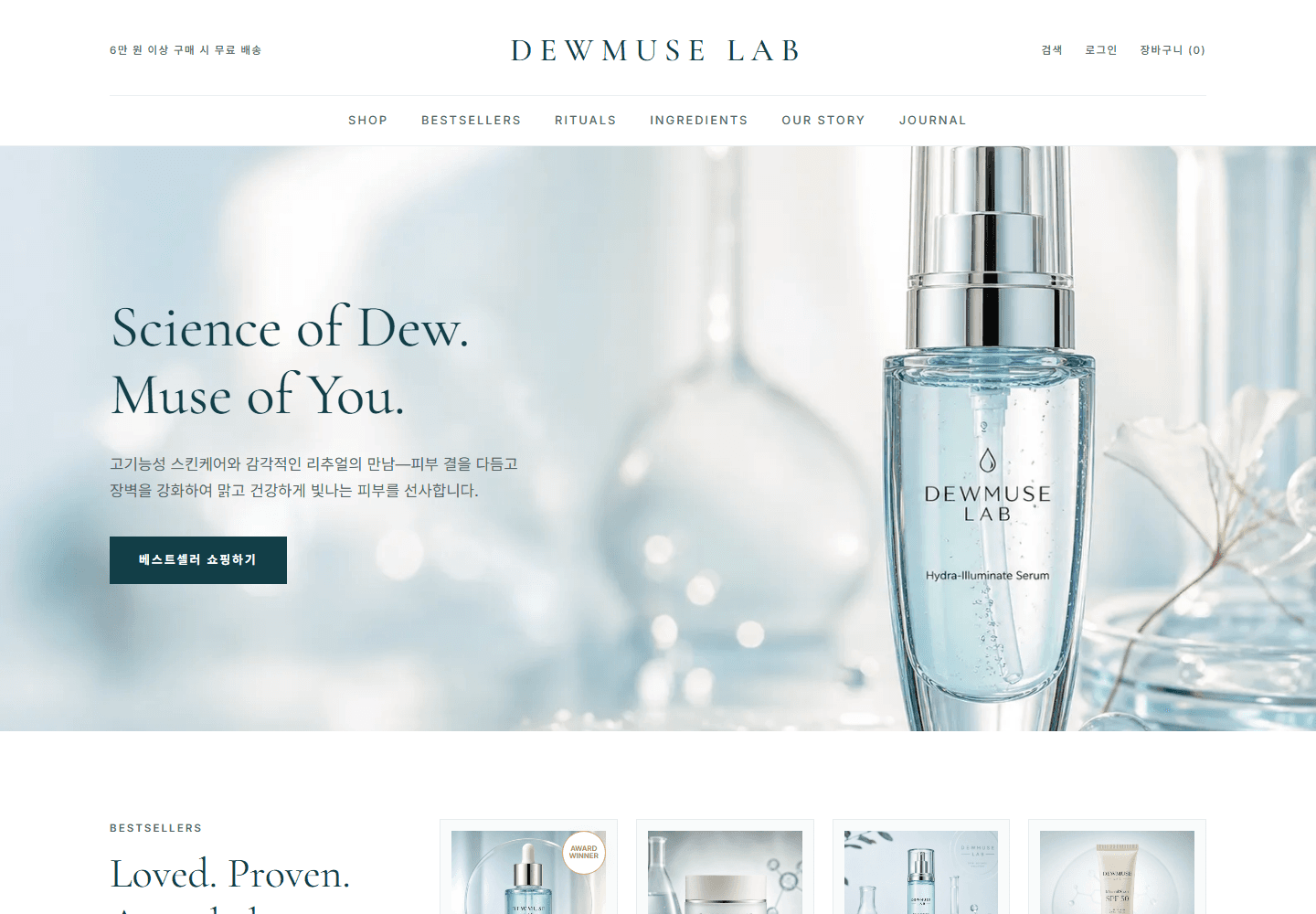 DEWMUSE web design