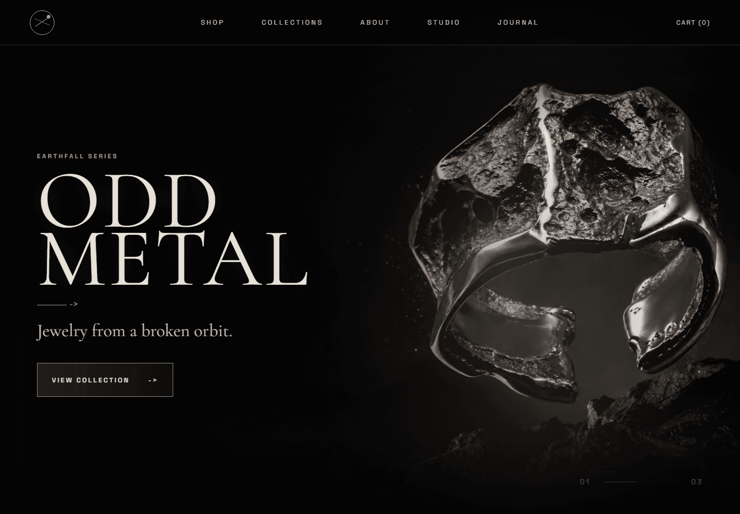 ODD METAL web design